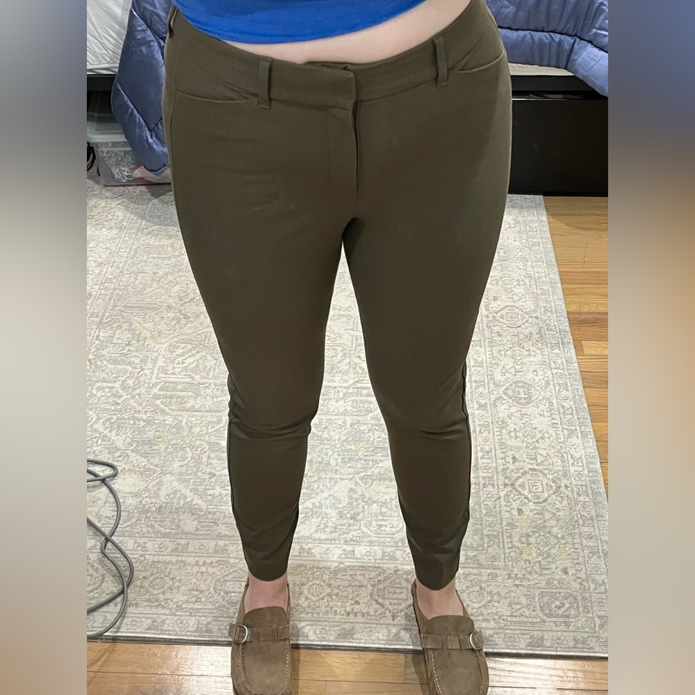 Olive Green Old Navy Pixie Pants - image 1
